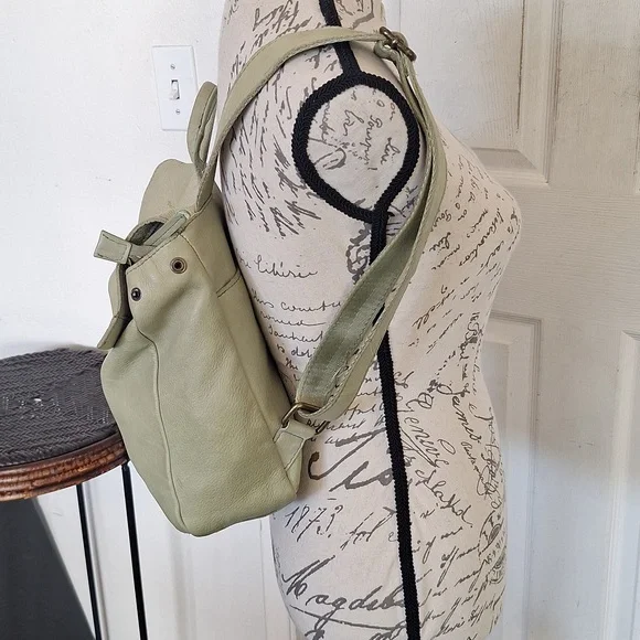 American Leather Co. Liberty Backpack Leather Green display picture 3